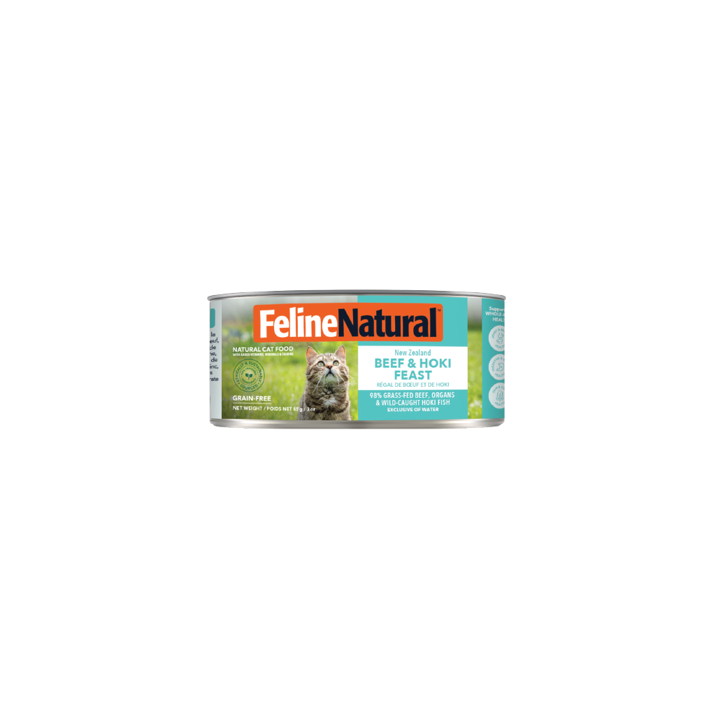 Beef & Hoki Feast Canned Cat Food