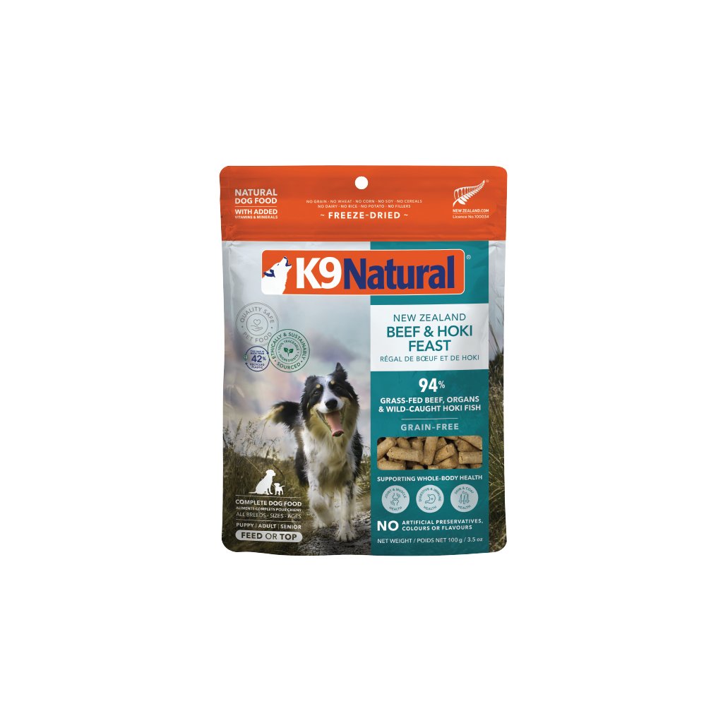 ドッグフード p.and.h0510.ki Beef & Hoki Feast Freeze-Dried Dog Food