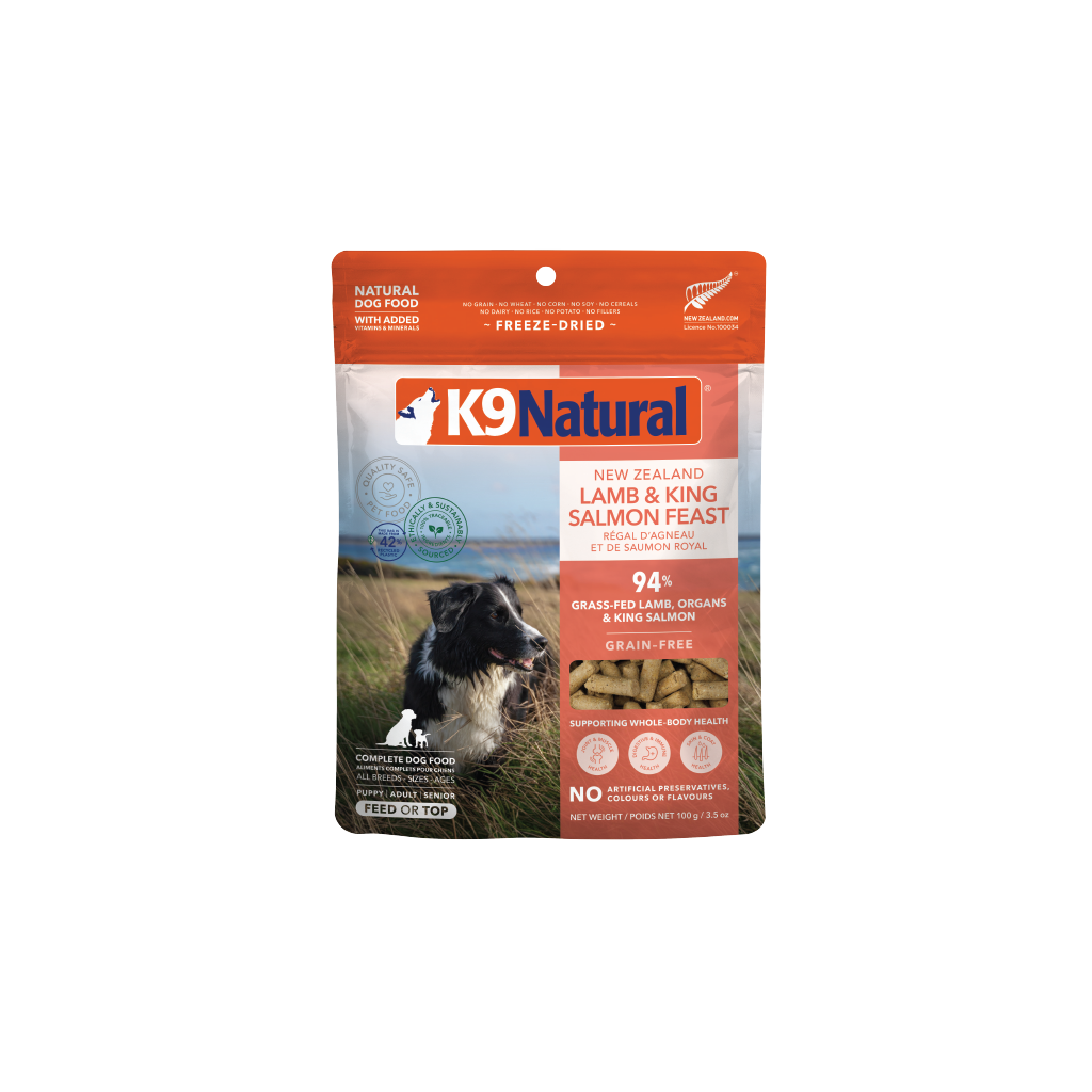 Lamb & King Salmon Feast Freeze-Dried Dog Food