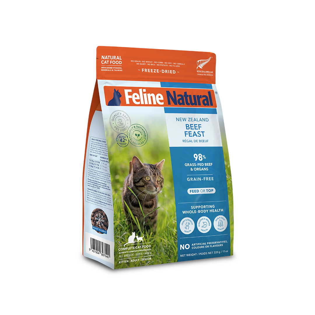 Beef Feast Freeze-Dried Cat Food