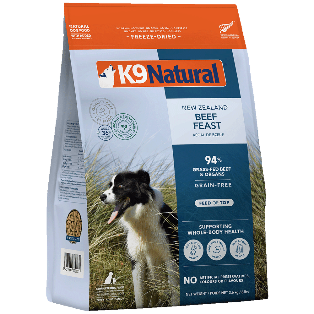 Beef Feast Freeze-Dried Dog Food