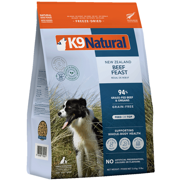 Beef Feast Freeze-Dried Dog Food