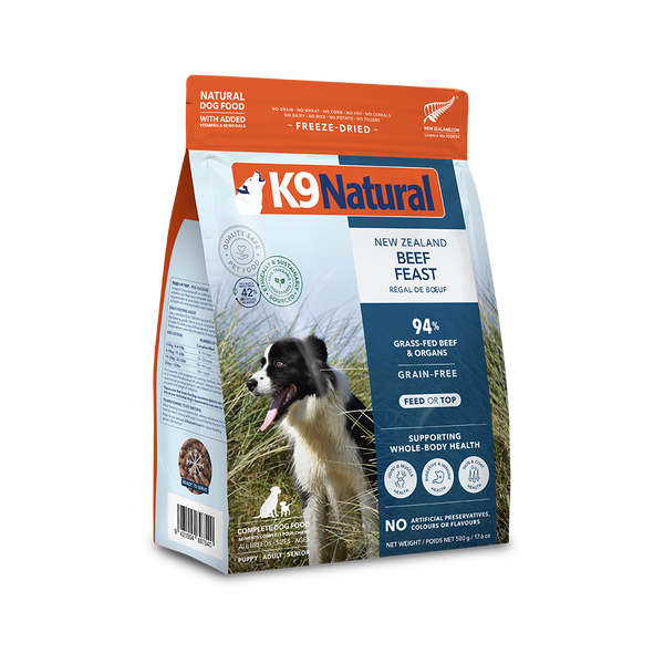 Beef Feast Freeze-Dried Dog Food