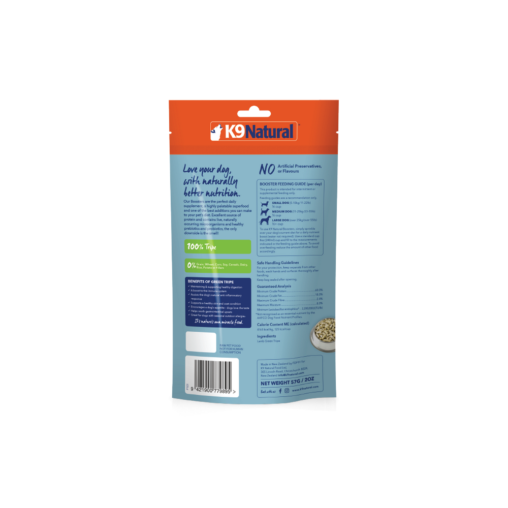 Lamb Green Tripe Freeze-Dried Booster