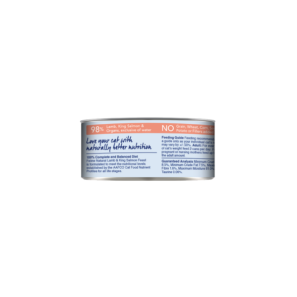 Lamb & King Salmon Feast Canned Cat Food