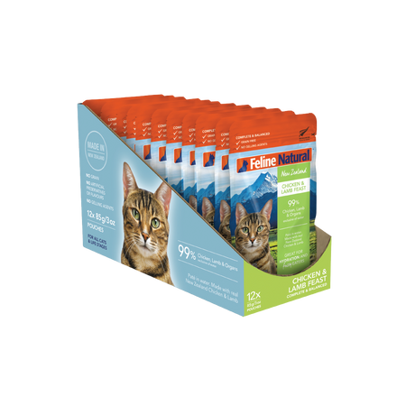 Chicken & Lamb Feast Pouch Cat Food