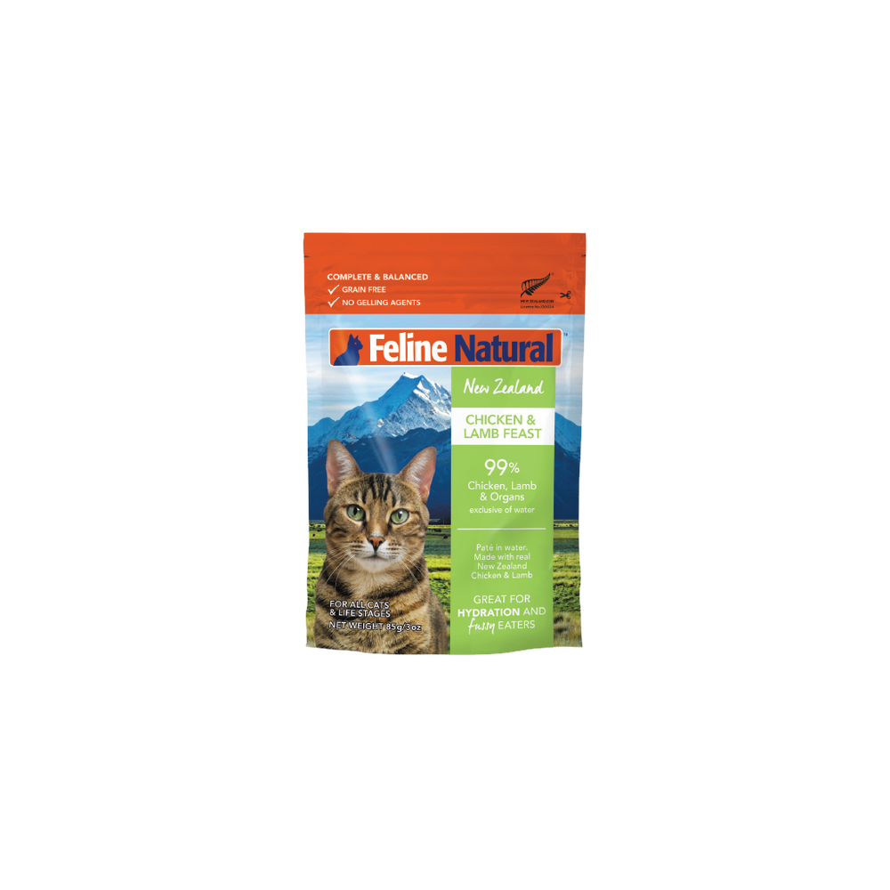 Chicken & Lamb Feast Pouch Cat Food