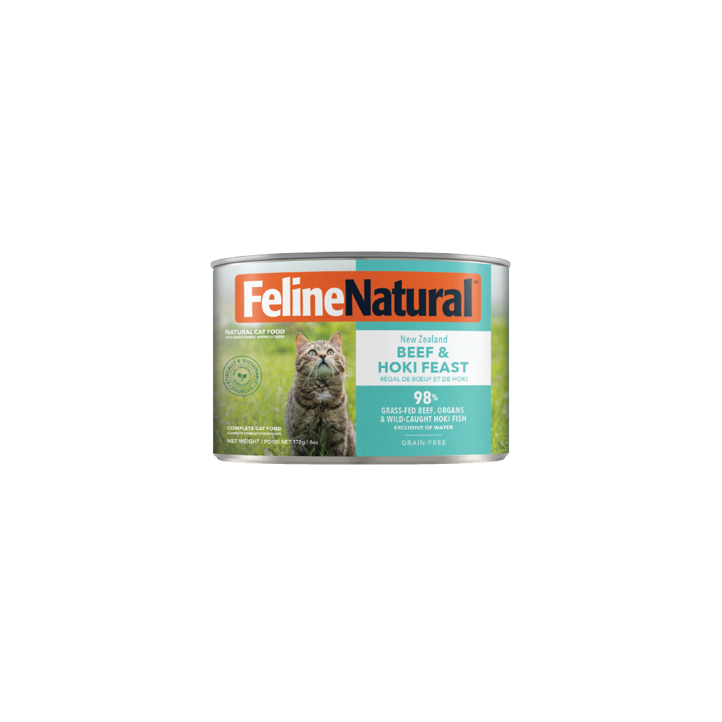 Beef & Hoki Feast Canned Cat Food