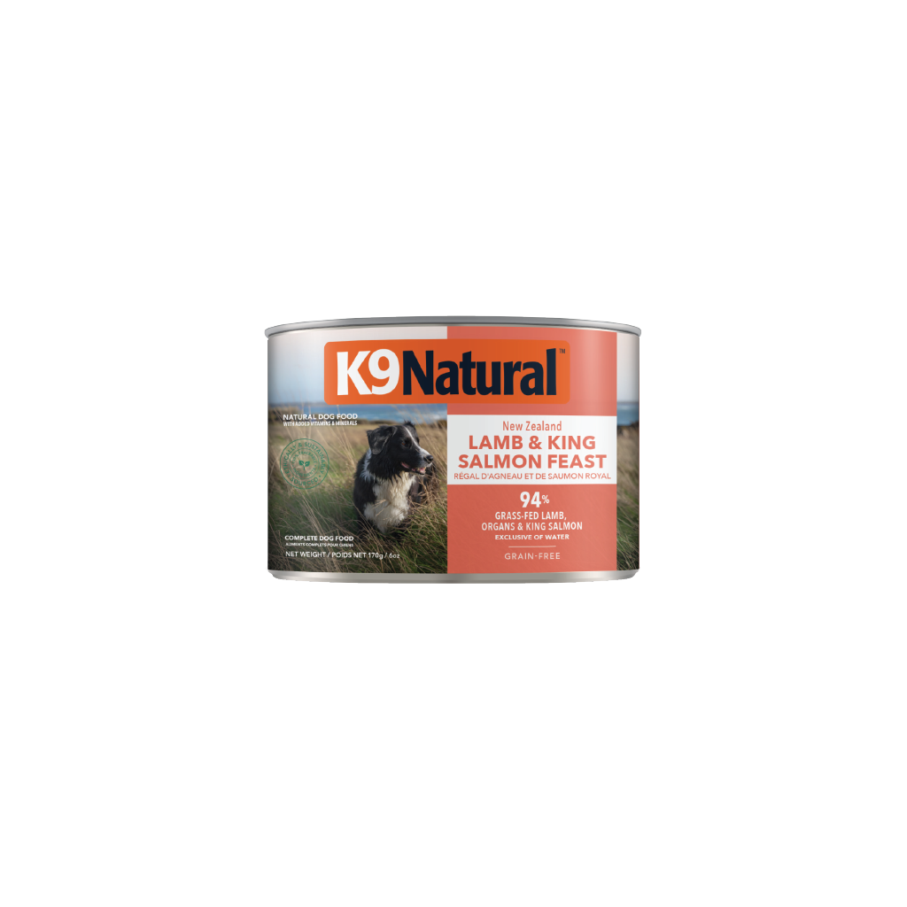 Protein Boost Lamb & King Salmon Feast Canned Dog Food