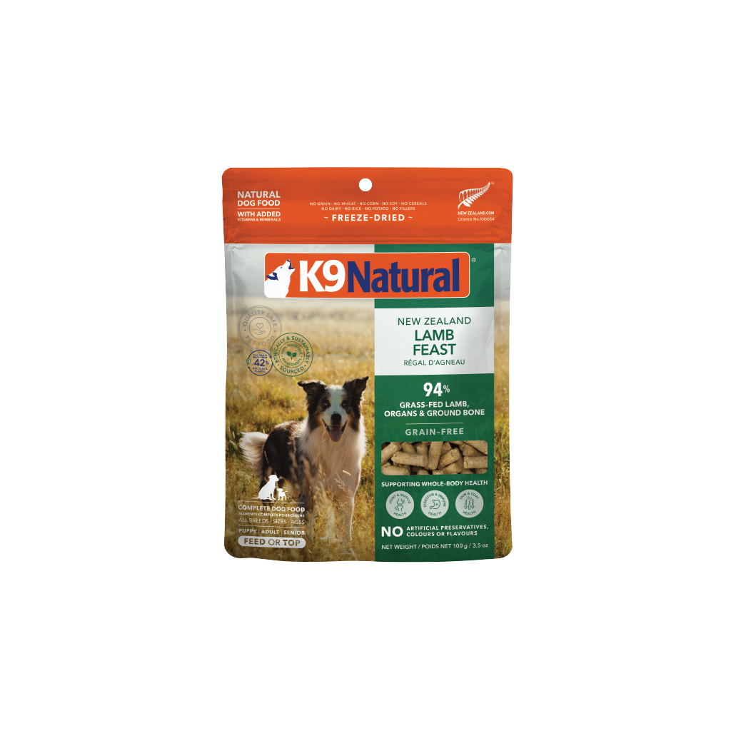 K9 Natural Freeze-Dried Lamb Feast 500g
