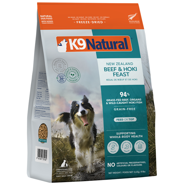Beef & Hoki Feast Freeze-Dried Dog Food