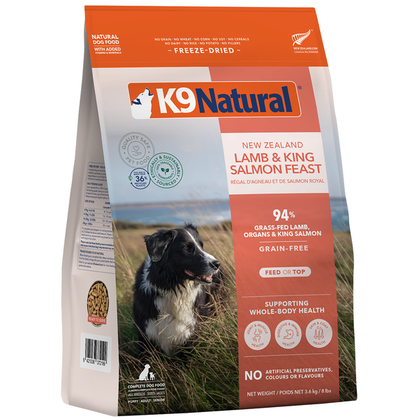 Lamb & King Salmon Feast Freeze-Dried Dog Food