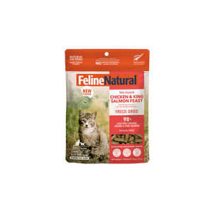 Chicken & King Salmon Feast Freeze-Dried Cat Food