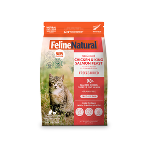Chicken & King Salmon Feast Freeze-Dried Cat Food