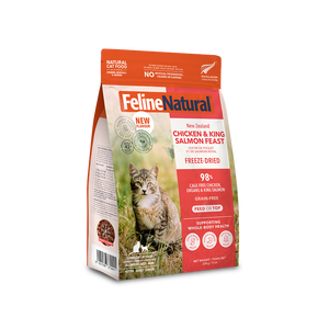 Chicken & King Salmon Feast Freeze-Dried Cat Food