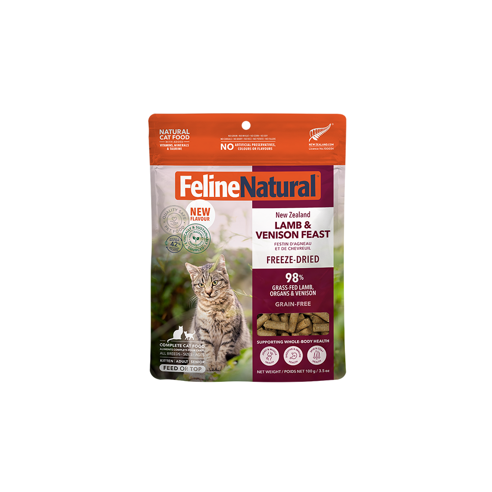 Lamb & Venison Feast Freeze-Dried Cat Food