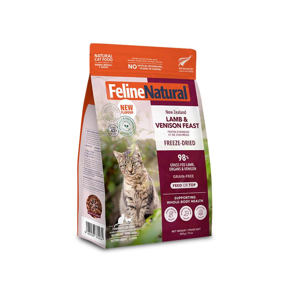 Lamb & Venison Feast Freeze-Dried Cat Food