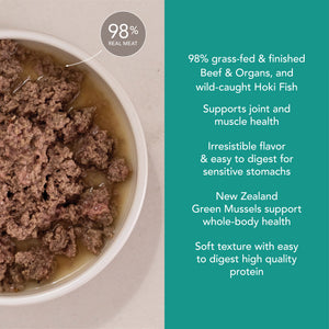 Beef & Hoki Feast Canned Cat Food