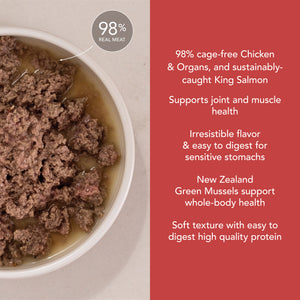 Chicken & King Salmon Feast Canned Cat Food