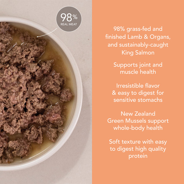 Lamb & King Salmon Feast Canned Cat Food