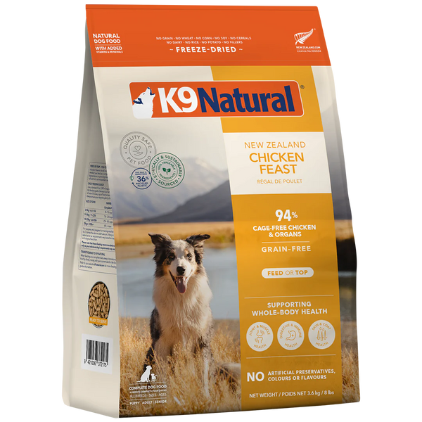 Chicken Feast Freeze-Dried Dog Food